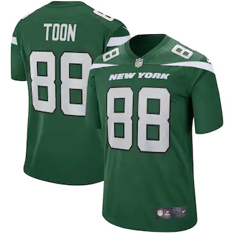 mens nike al toon gotham green new york jets game retired p